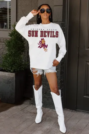 ARIZONA STATE SUN DEVILS BIG GOALS OVERSIZED LONG SLEEVE PULLOVER