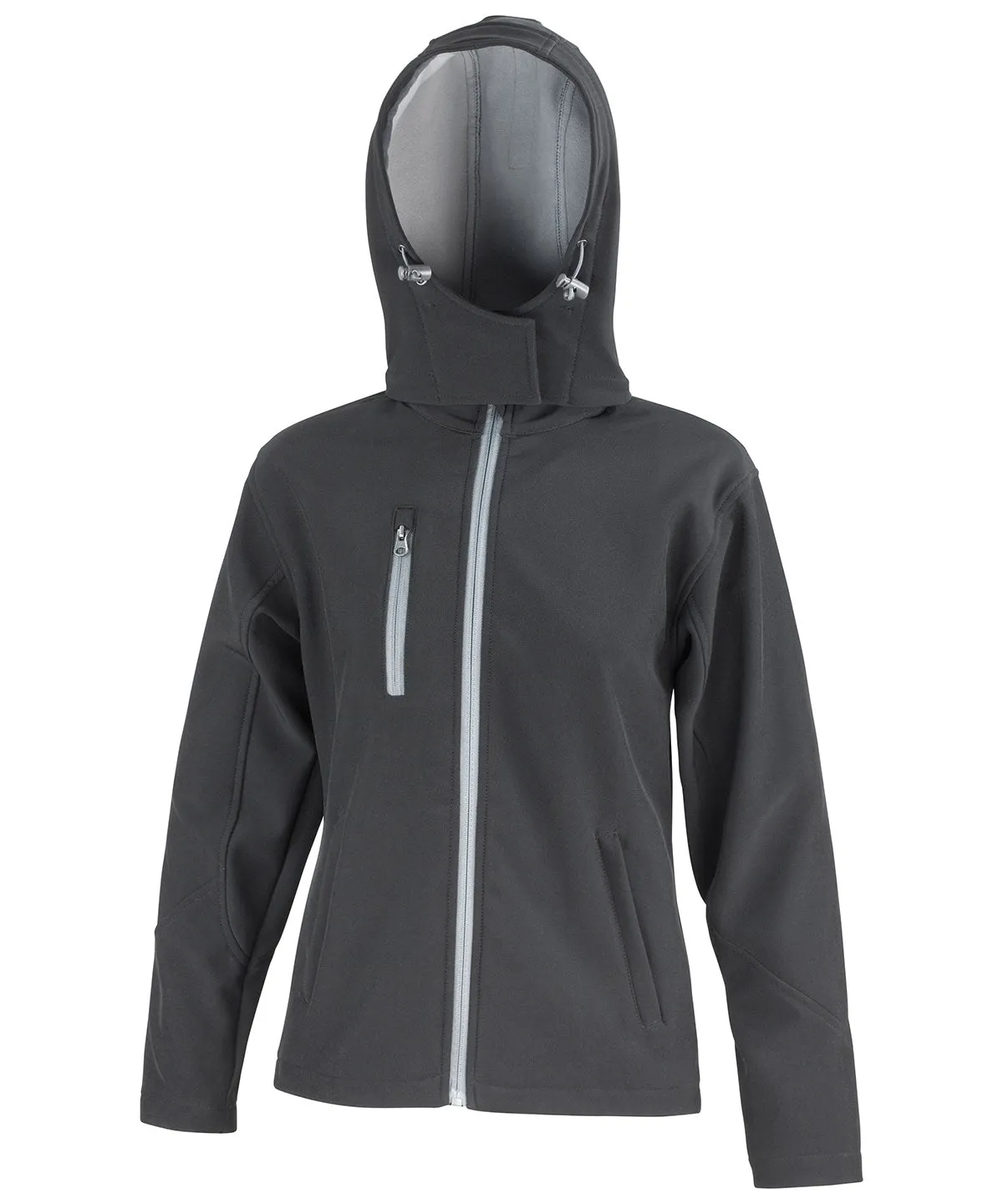 Black/Grey - Women's Core TX performance hooded softshell jacket