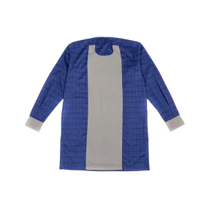 Blue & Grey Long Sleeve Set