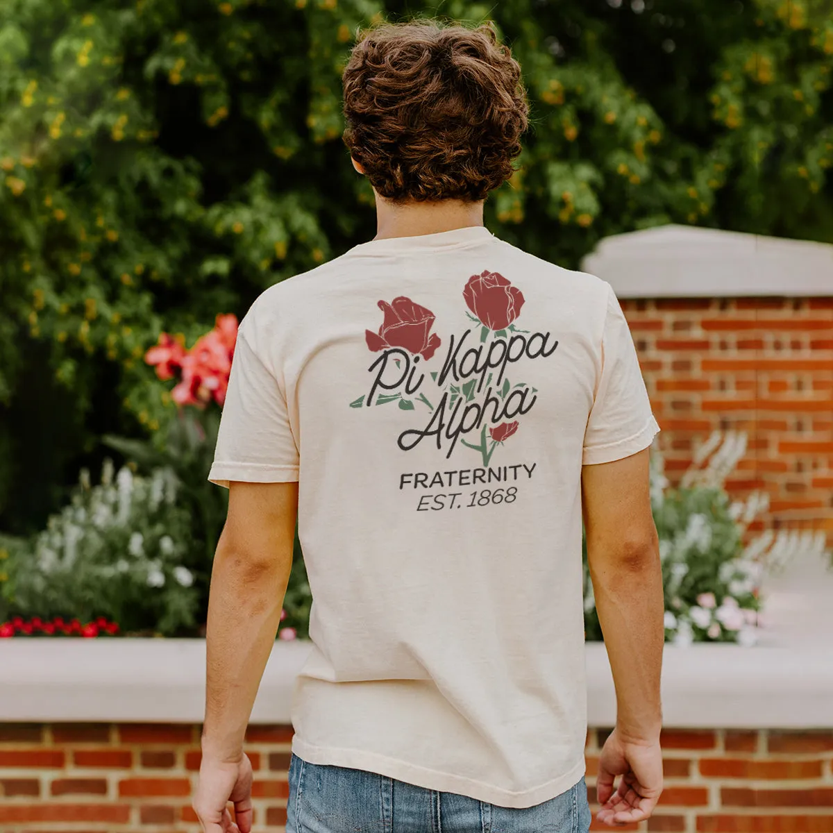 Chi Phi Comfort Colors Rosebud Ivory Short Sleeve Tee