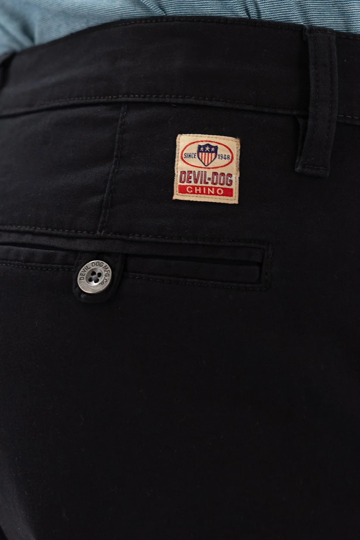 Chino Short 7" - Black