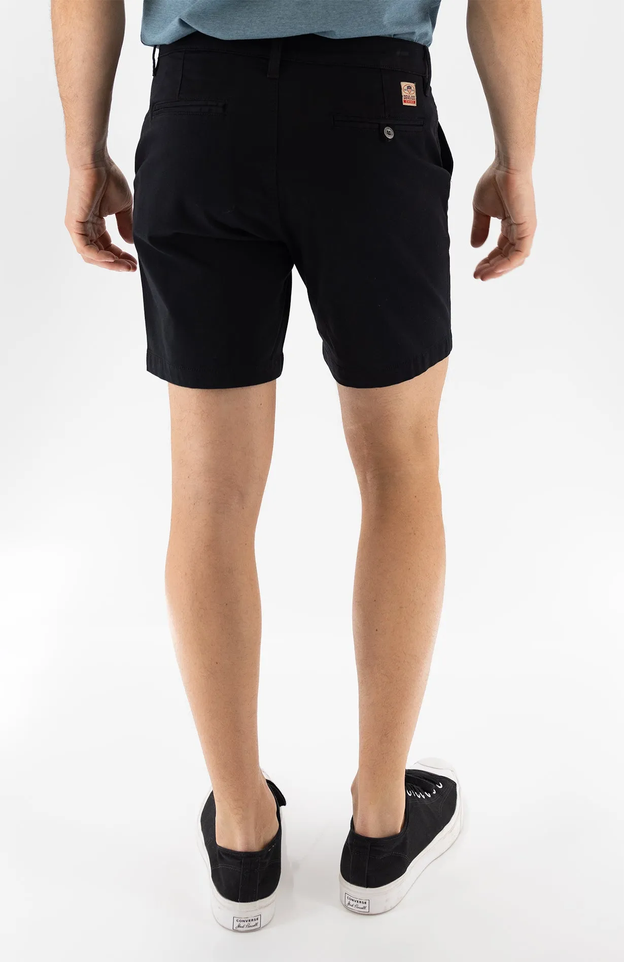 Chino Short 7" - Black