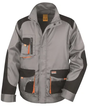 Grey  Black/Orange - Work-Guard lite jacket