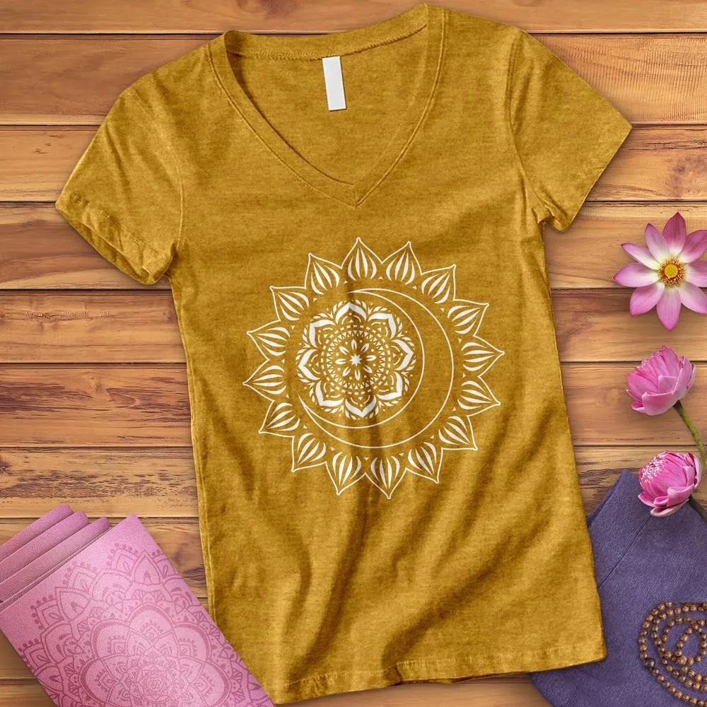 Henna Sunburst V-Neck