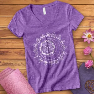 Henna Sunburst V-Neck