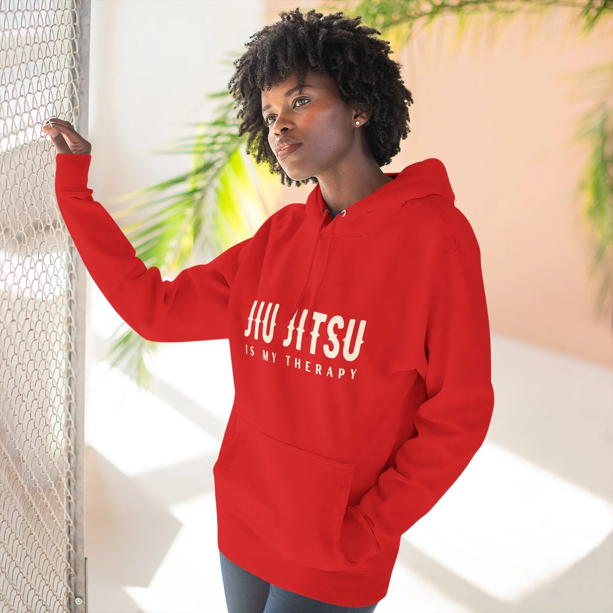 Jiu Jitsu Is My Therapy Hoodie