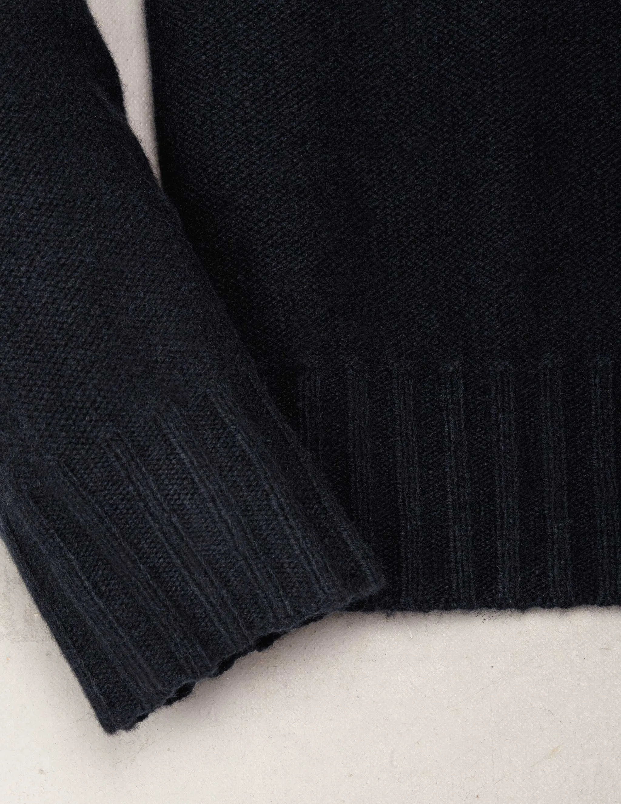 Kent Wool Crewneck Sweater in Navy