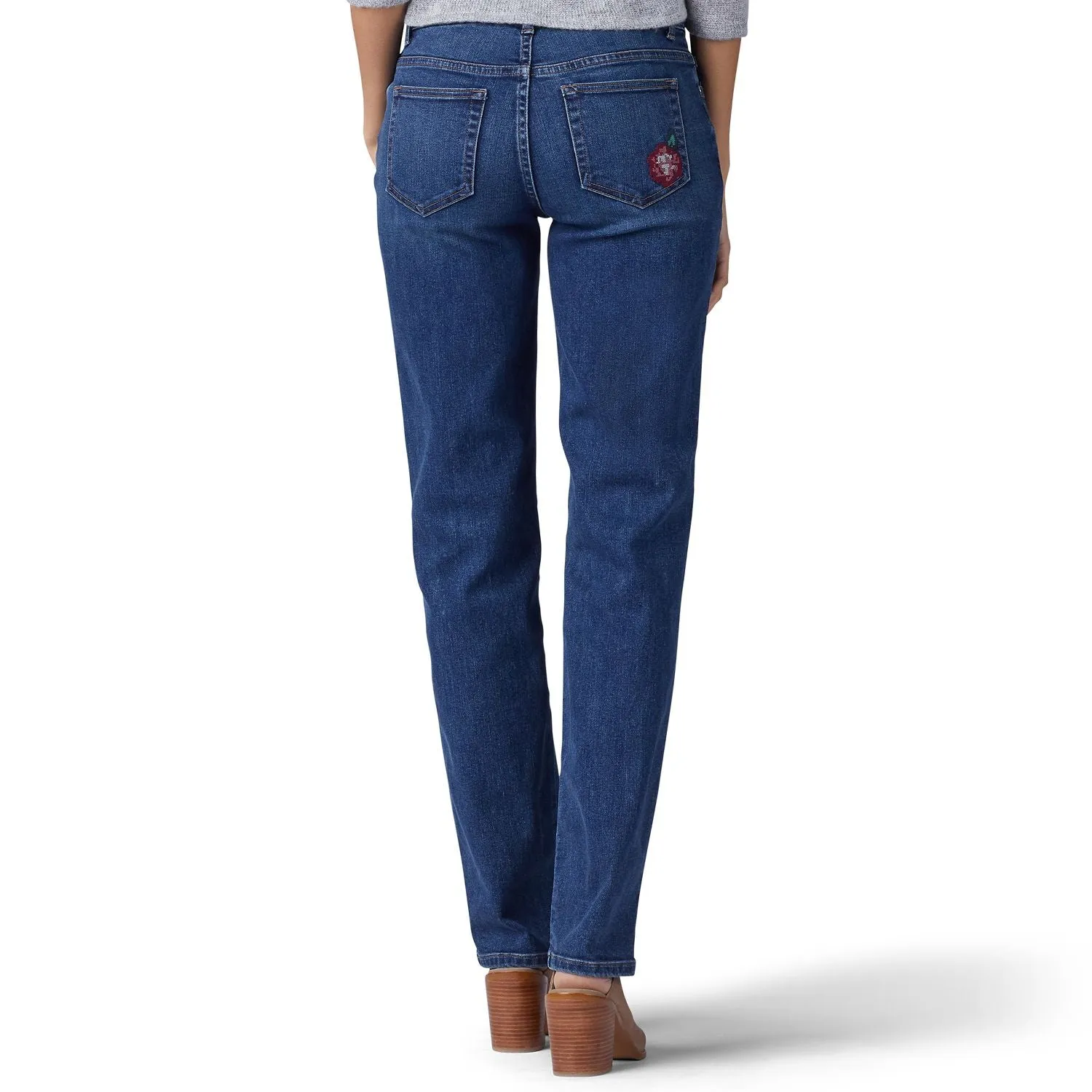 Lee Lee Women's Straight Fit Relaxed Jeans