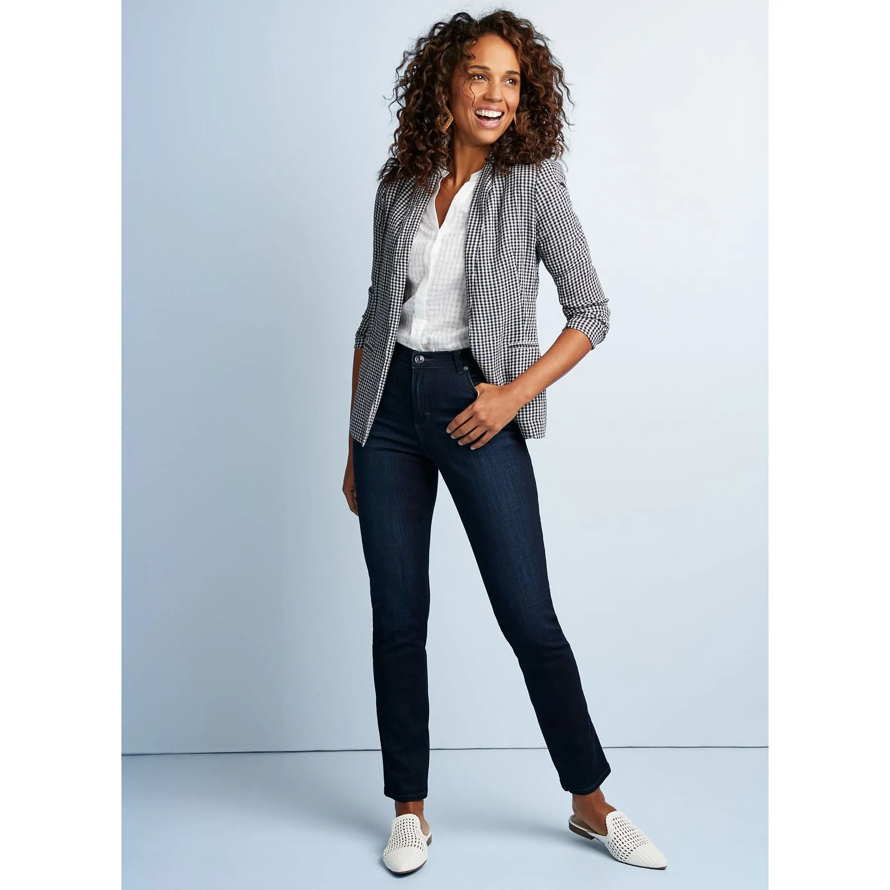 Lee Lee Women's Straight Fit Relaxed Jeans
