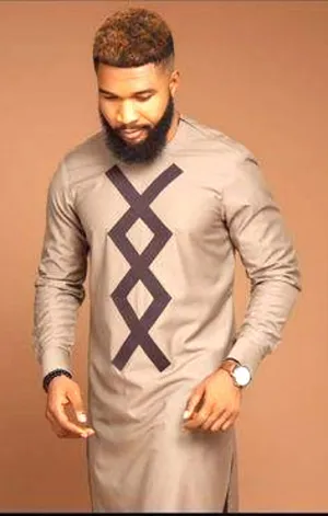 MG Men's Traditional African Wear/ Kafka, African Suit T199
