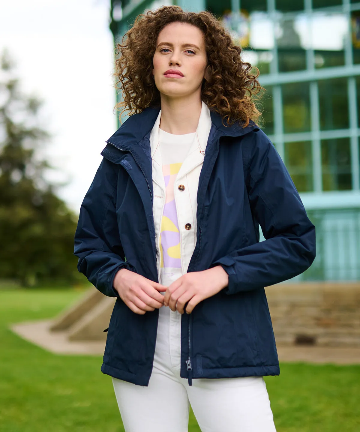 Navy - Women's Beauford insulated jacket