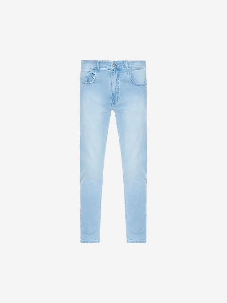 Nuon Light Blue Slim - Fit Mid - Rise Jeans