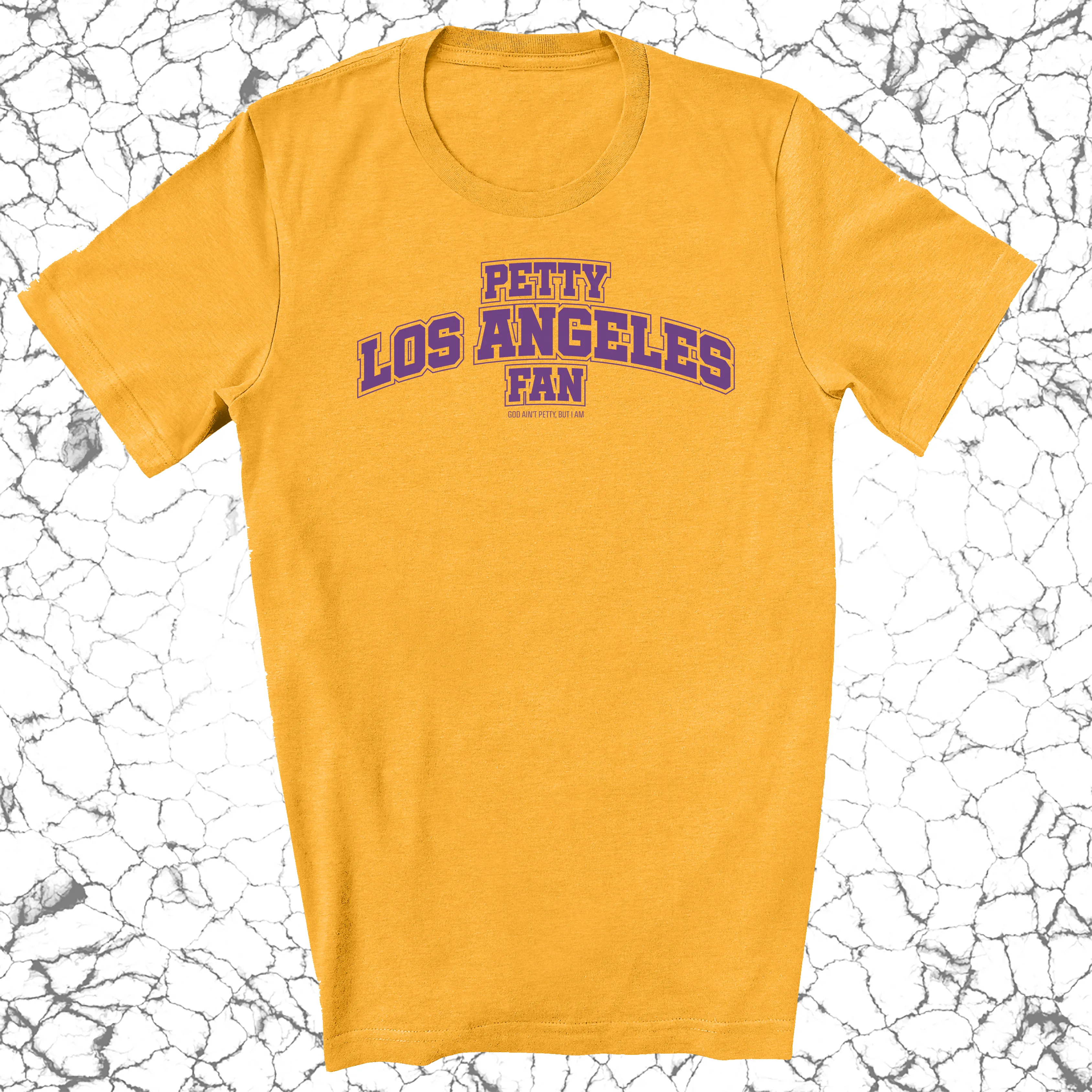 Petty Los Angeles Fan Unisex Tee (Gold/Purple)