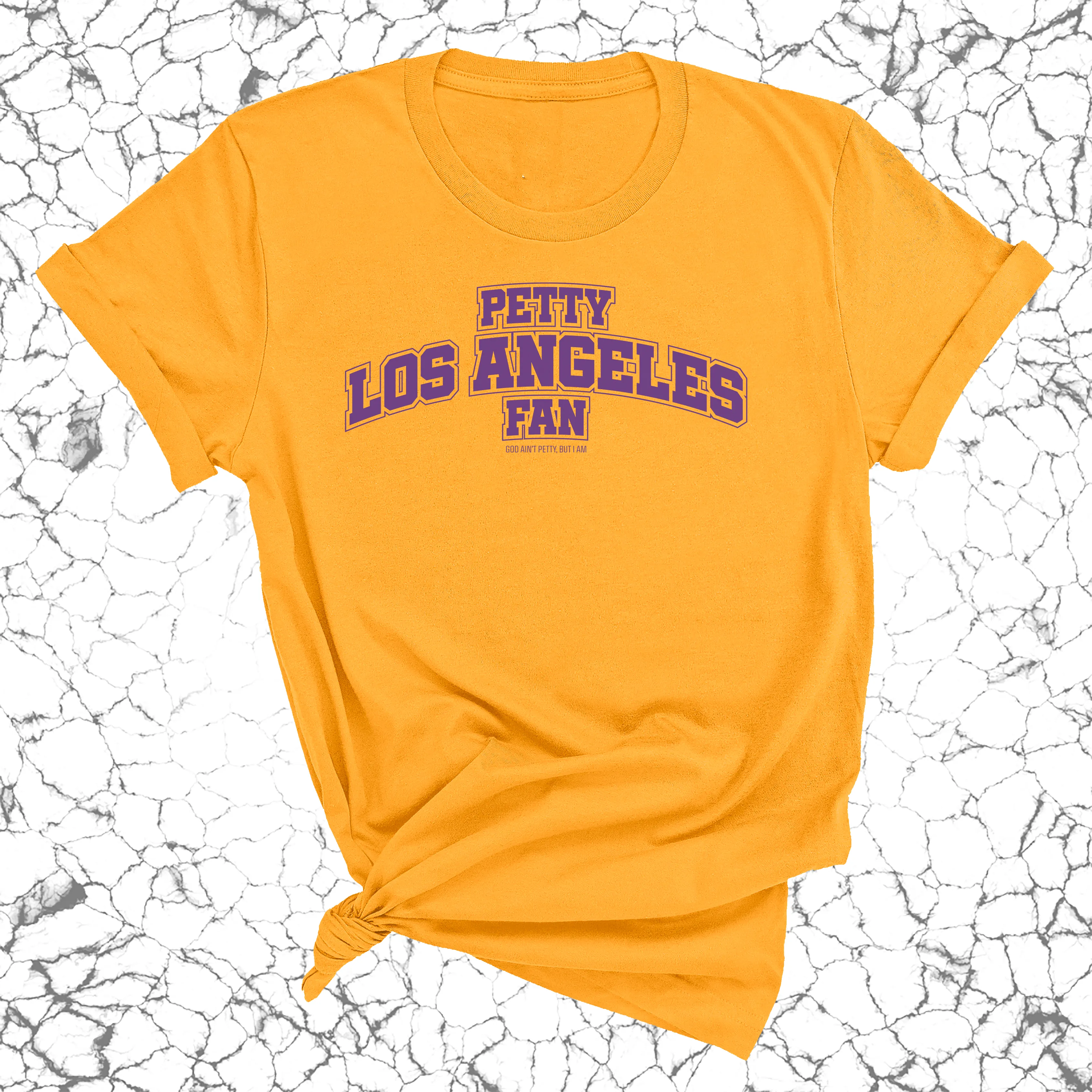 Petty Los Angeles Fan Unisex Tee (Gold/Purple)