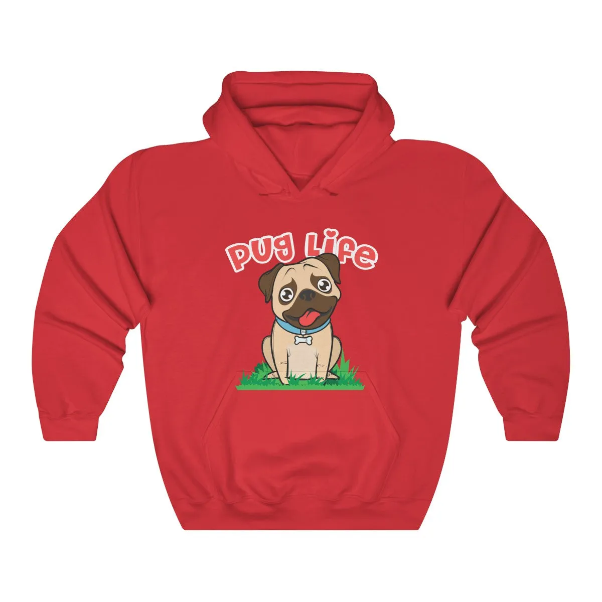 Pug Life Unisex Heavy Blend Hooded Sweatshirt