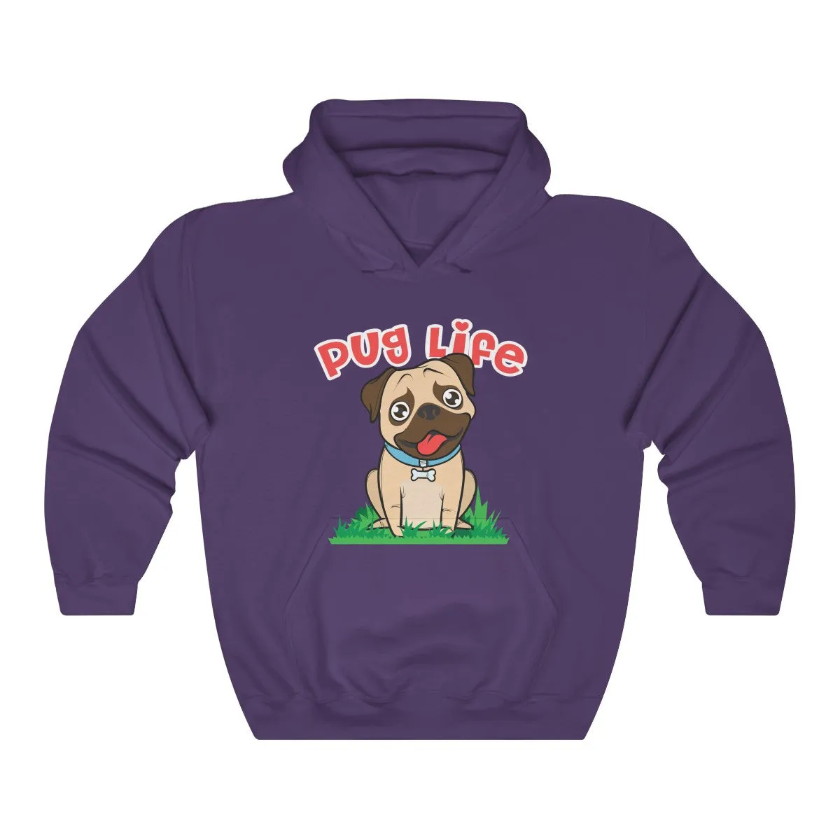 Pug Life Unisex Heavy Blend Hooded Sweatshirt