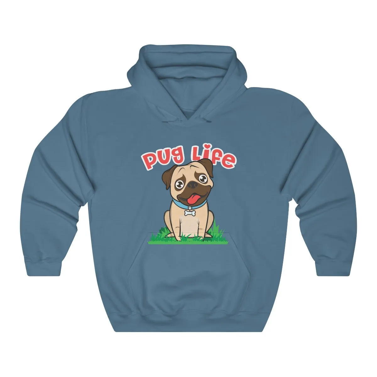 Pug Life Unisex Heavy Blend Hooded Sweatshirt